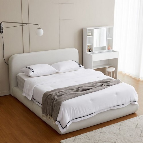 베스트리빙 무드 호텔식 아쿠아텍스 패브릭 침대 SS