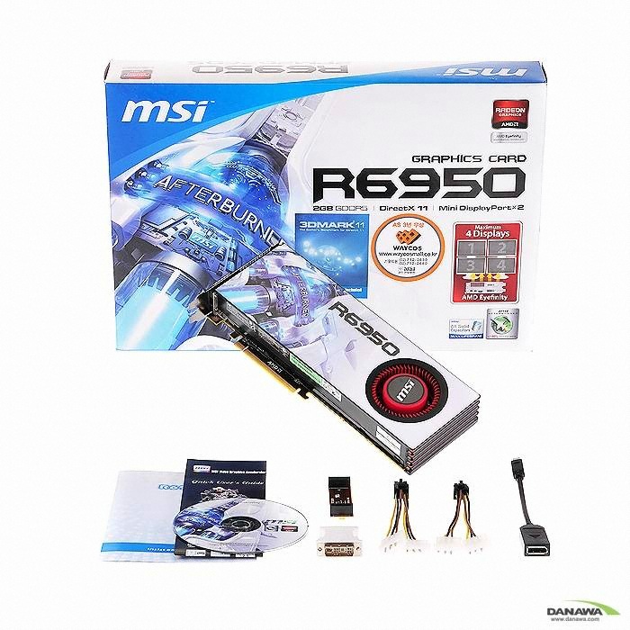 MSI 라데온 HD 6950 R6950 2PM2D2GD5 D5 2GB_이미지