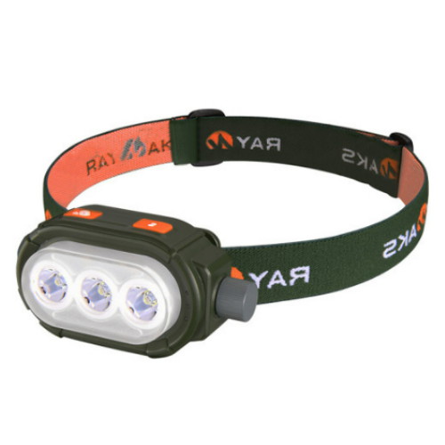 레이낙 HL3 트리탄 초경량 독일 오스람 LED 충전식 헤드랜턴 올리브