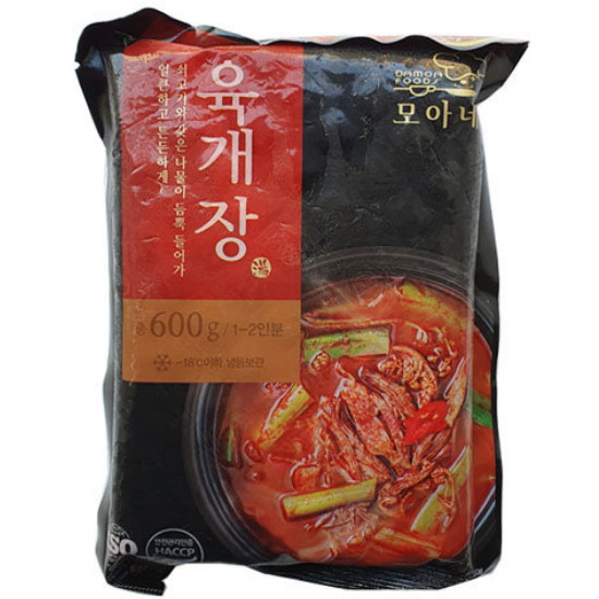 다모아식품 모아네 육개장 600g (25개)