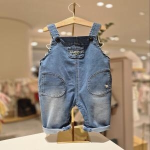 서양네트웍스 블루독베이비 10 봄신상 CO 데님 스트레이트 오버롤 4511442001