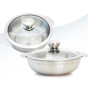 베스트데코 알라딘 미니냄비 18cm 스텐 1인가구 양수 혼밥냄비