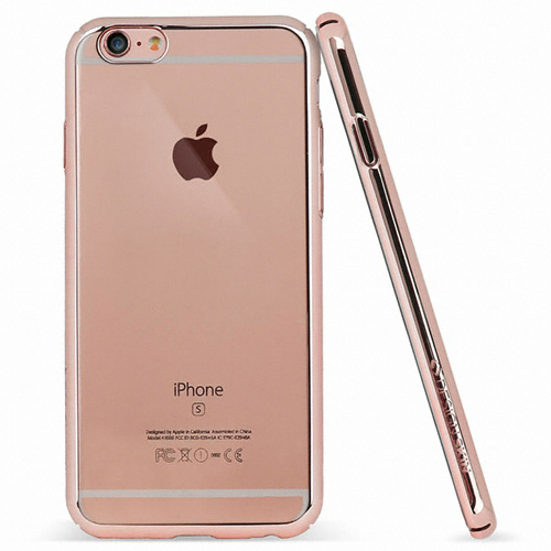 디자인스킨 아이폰 6/6S 메탈릭 클리어 케이스