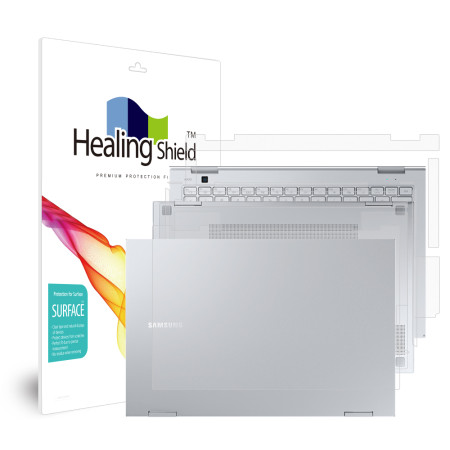폰트리 힐링쉴드 삼성전자 갤럭시북 플렉스2 5G NT930QCA 무광 외부보호필름 (3종 세트)_이미지