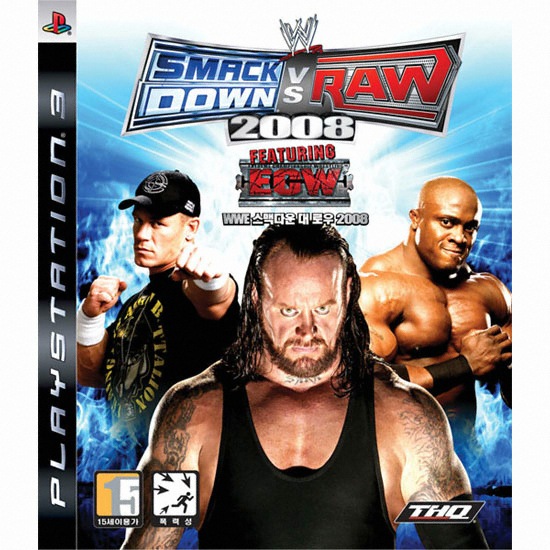 THQ WWE 스맥다운 vs. 로우 2008 PS3