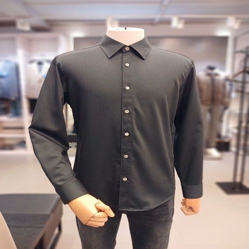 SG세계물산 바쏘옴므 B61DT5ZSB F/W 다크그린 4WAY 스트레치 스판 슬림핏 셔츠 95