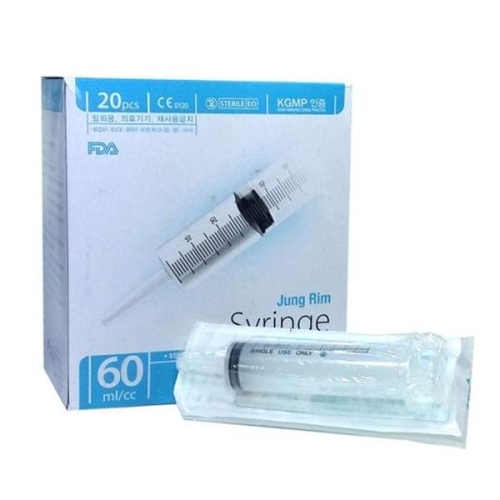 정림 관장기(세정용 주사기) 60ml (40개)