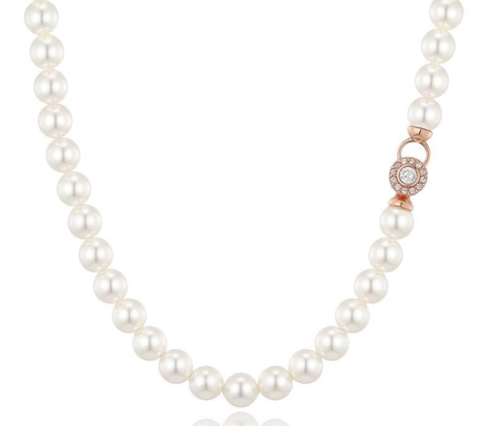 로이드 14K 다이애나 진주 비드 목걸이 LNN21091G