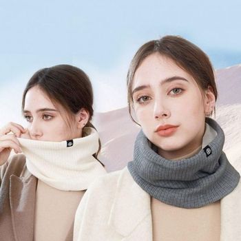 933TAK76 방한 겨울 스타일 방한 용품 골지 기 안감 넥