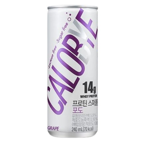 칼로바이 프로틴 무설탕 스파클링 포도맛 240ml 24개 (24개)