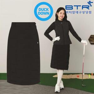 BTR 타냐 양방향 지퍼 덕다운 롱기장 튜브 다운 큐롯 BVK9632W