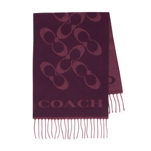  코치 여성 목도리 CO100317 OXBLOOD