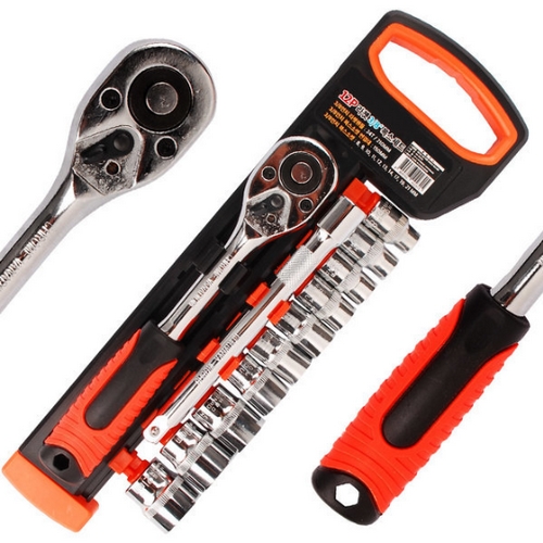 라온공구 3/8인치 라쳇핸들 복스세트 (12pcs)