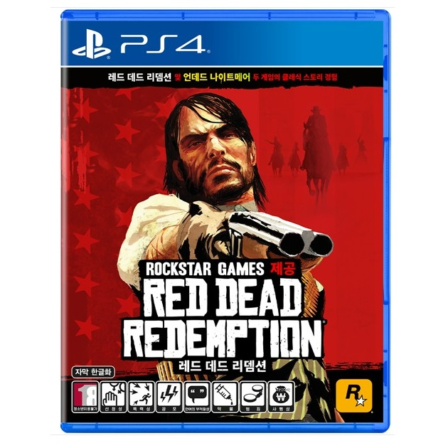 레드 데드 리뎀션 한글판 PS4, 패키지디스크_이미지
