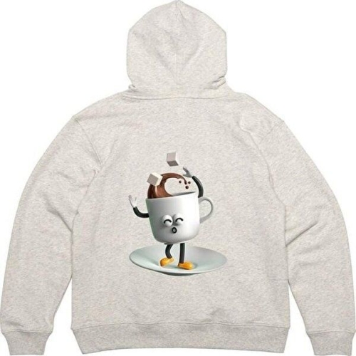 패션 JHQSYQDQ_51HD 뒷면 커피 각설탕 당땡겨 그림 프린팅