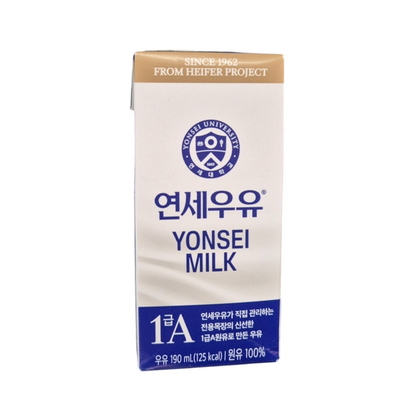 연세우유 멸균 흰우유 190ml (72개)_이미지
