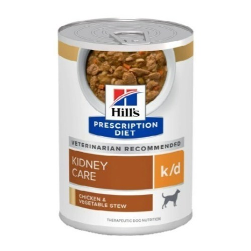  힐스 프리스크립션 다이어트 독 k/d 키드니 케어 스튜 캔 354g [1개]
