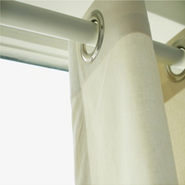 바이아미엣홈 Colors 옥스퍼드 커튼 크림 아일렛스타일 (100x150cm)_이미지