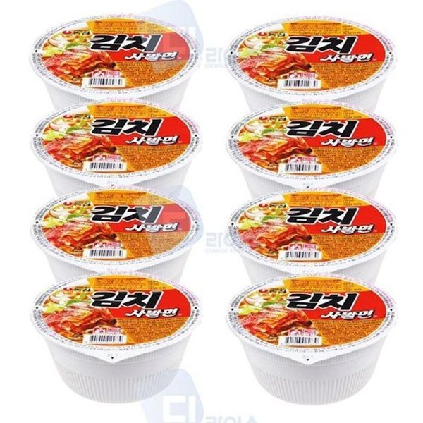 농심 김치 사발면 86g (8개)_이미지