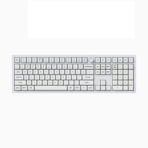 Keychron Q6 노브 화이트 핫스왑 알루미늄 커스텀 (갈축)