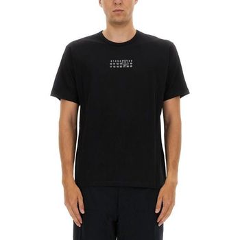 메종마르지엘라 MM6 누메릭 티셔츠 블랙 151060732_이미지