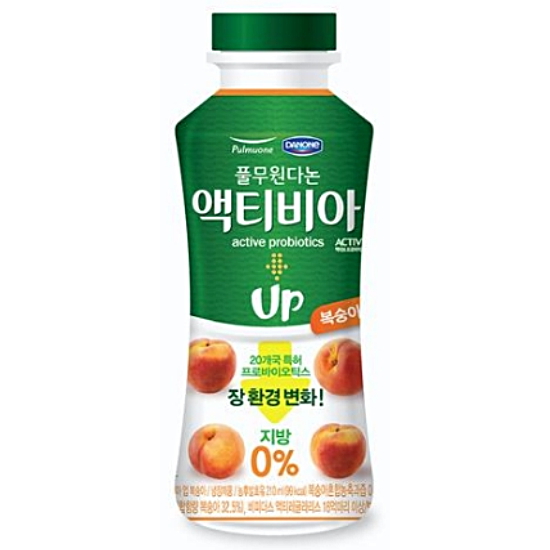 풀무원다논 액티비아 업 복숭아 210ml (1개)