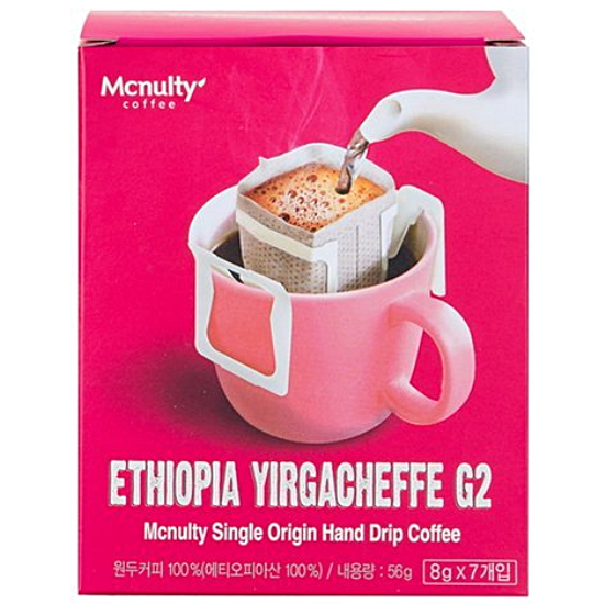 한국맥널티 에티오피아 예가체프 G2 핸드드립 원두커피 7T (2개)