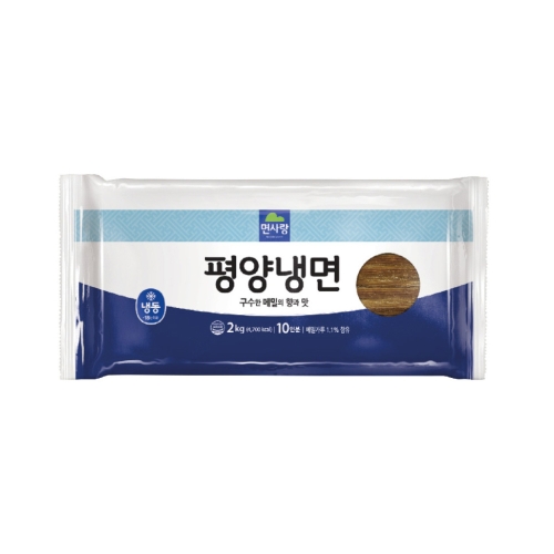 면사랑 냉동 평양냉면2kg 2kg 1개