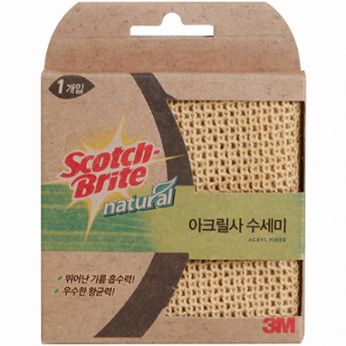 3M 스카치브라이트 내츄럴 아크릴사 수세미