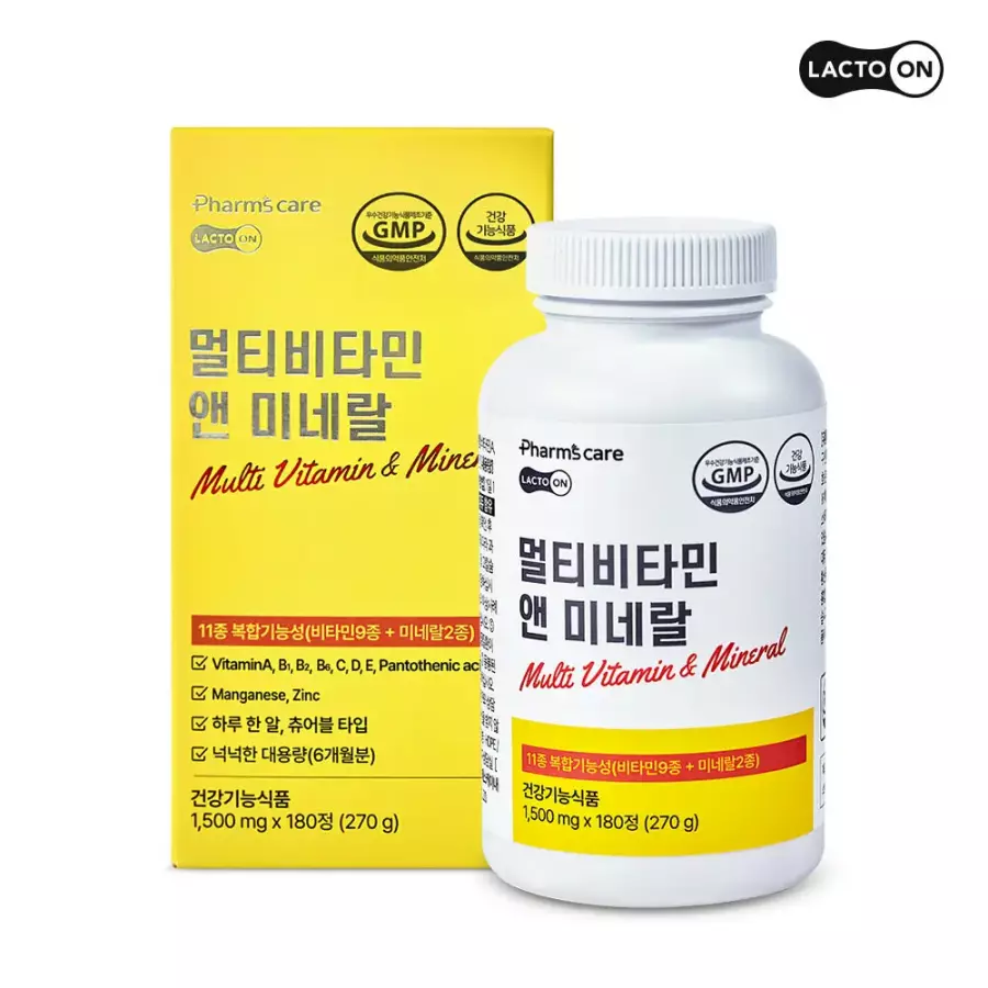 서울약사신협 멀티비타민 앤 미네랄 180정 (1개)_이미지