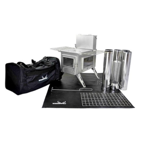 노매드 뷰 쿡 텐트 우드스토브 화목난로 패키지 L