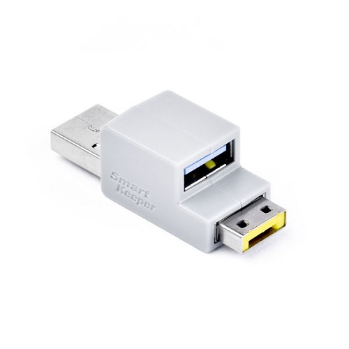 컴엑스아이 스마트키퍼 LK03 USB 케이블락 (옐로우)