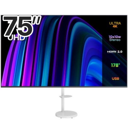 이노스 E7500UHD 제로베젤 이동형 패키지 (이노스 FS-30)
