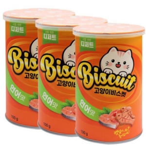 너를위한디저트 캣 비스켓 연어맛 100g (3개)_이미지