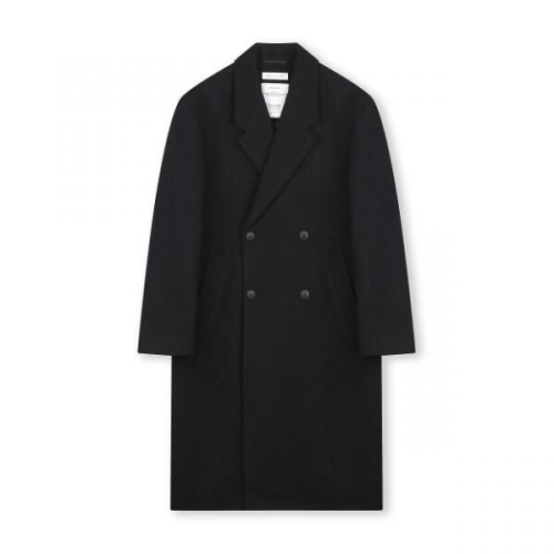 비슬로우 BESLOW DOUBLE BREASTED A MAXI COAT BLACK DOBRALMACOBK 143410