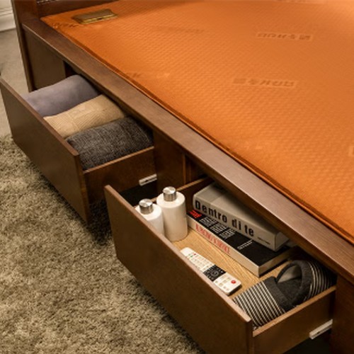 구들장 잠이든 V2 서랍형 흙침대 SS (풍기인견흙)_이미지