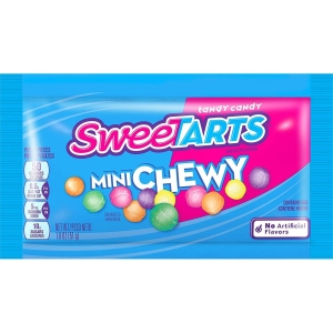SweeTARTS 스윗타트 미니 츄이 캔디 Mini Chewy Candy Pouch 1.8oz 51g 24팩_이미지