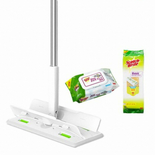 3M 스카치브라이트 올터치 더블액션 막대걸레 표준형 (+정전기50매, 물걸레30매)_이미지
