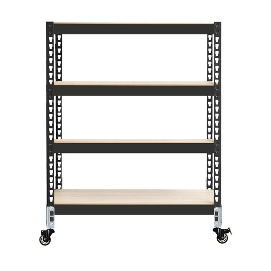 스피드랙 우레탄바퀴 4단 이동식 선반 1100x300 (120cm(높이))_이미지