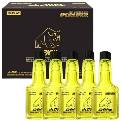 에이프롬 바이오라이노 연료첨가제 휘발유용 100ml (5개)_이미지