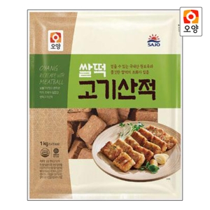 사조오양 쌀떡 고기산적 1kg (6개)_이미지