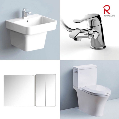로얄앤컴퍼니 로얄T 양변기+세면기+수전+욕실장 세트이미지입니다. 누르면 해당 게시물로 새창이동합니다.