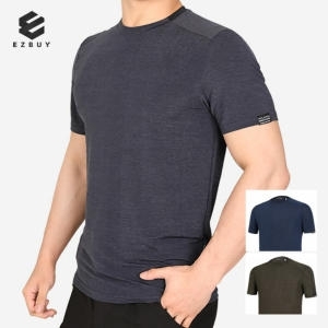 파라고나 쿨니스 남성 시원한 아이스 멜란지 반팔 라운드 티셔츠 AX11LT015M