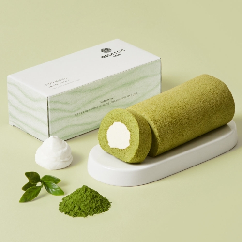 아모레퍼시픽 오설록 그린티 롤케이크 화이트 350g (1개)