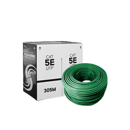 라인업시스템 LANSTAR LS-C5U305 CAT.5e UTP 랜케이블 박스 (305m, LS-C5U305GN)