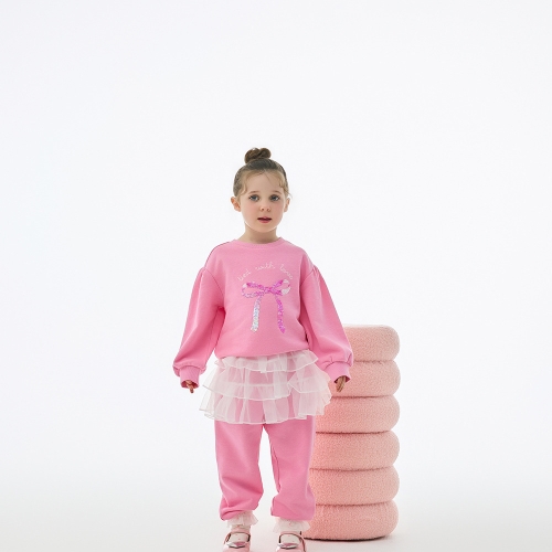 래핑차일드 리본 조거 스웨트팬츠 86119-402-70_JJ