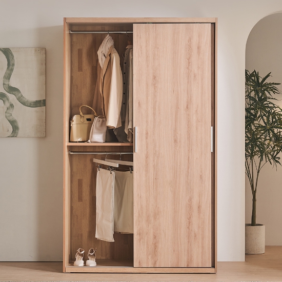 파로마 피츠 뮤즈 행거 슬라이딩 옷장 1200