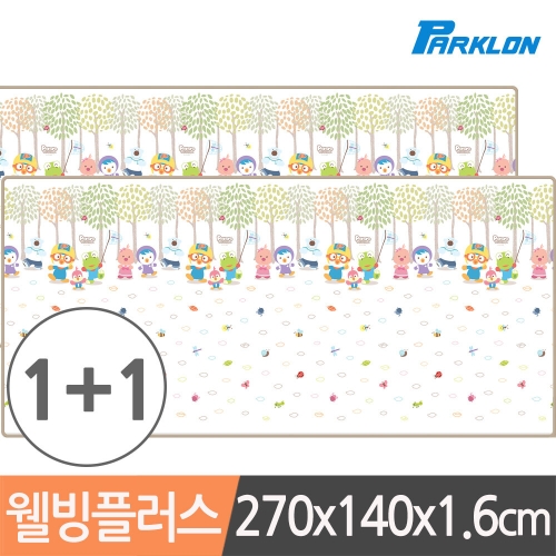 파크론 PE 웰빙 놀이방매트 뽀로로벅스 270x140x1.6cm