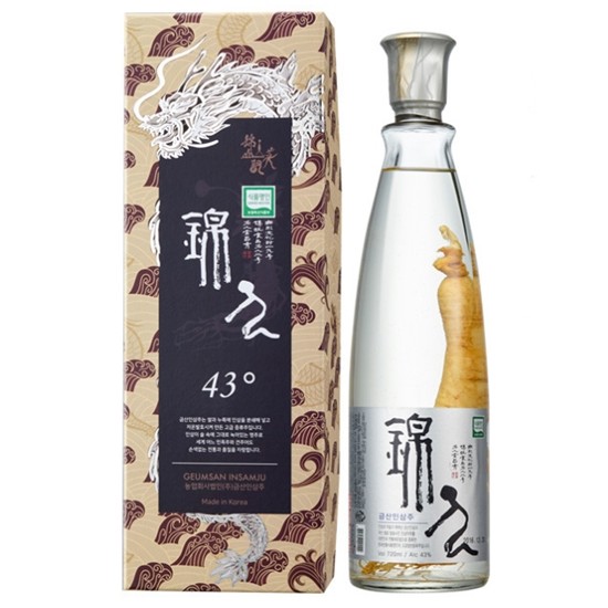 금산인삼주 수삼 720ml (43도)이미지입니다. 누르면 해당 게시물로 새창이동합니다.