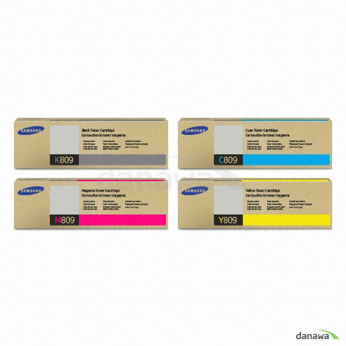 삼성전자 벌크 CLT-K809S, CLT-C809S, CLT-M809S, CLT-Y809S 4색 세트이미지입니다. 누르면 해당 게시물로 새창이동합니다.